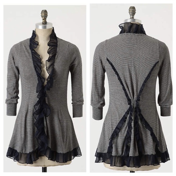 Anthropologie Sweaters - Anthro Guinevere Steamed Cappuccino Cardigan